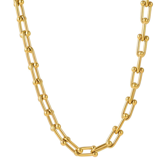 18K Gold Plated Stainless Steel Hardwear Necklace